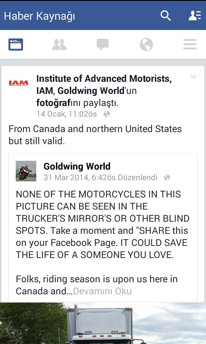 motosiklet IAM kör noktalar