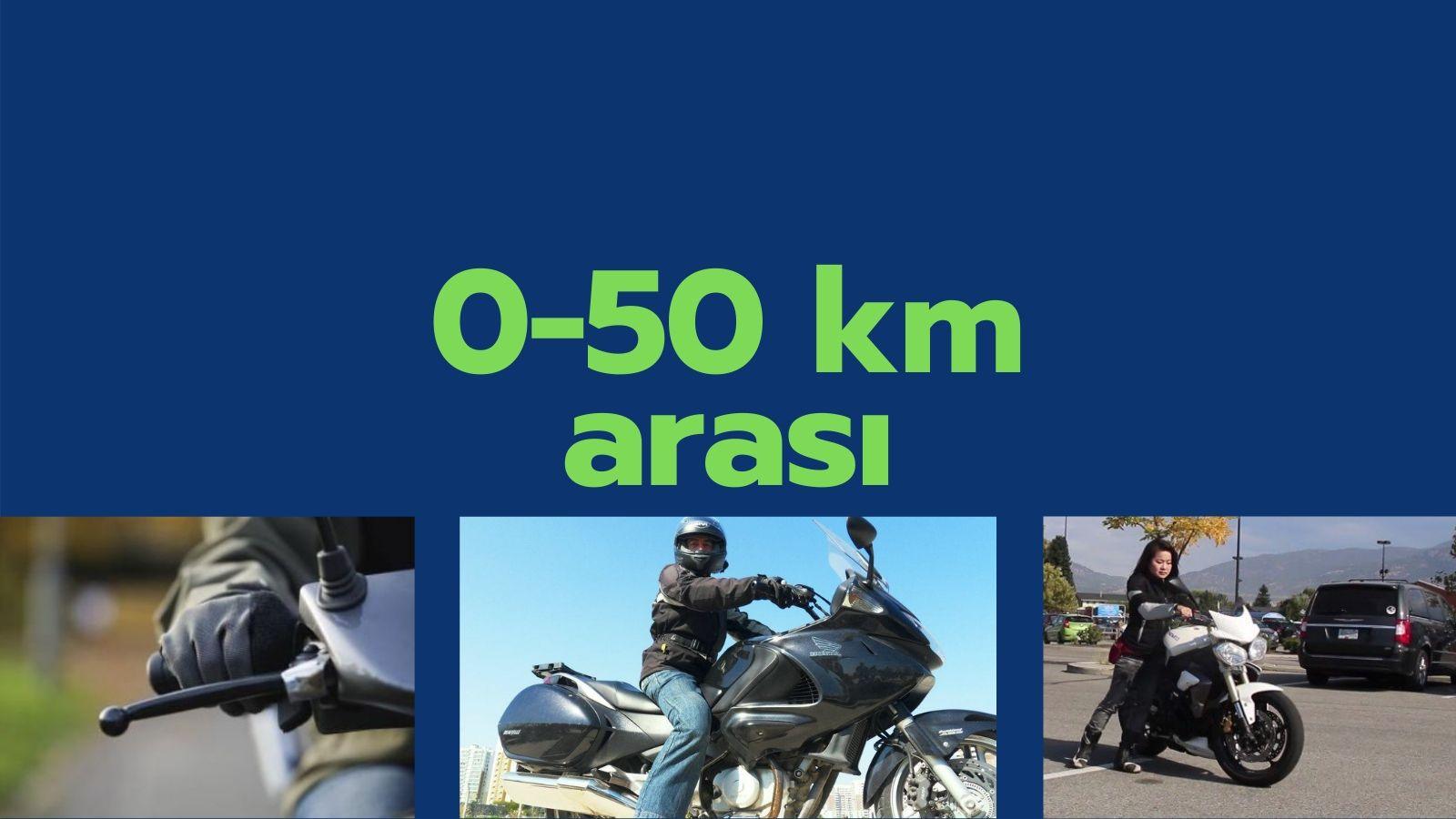 Motosiklet 0- 50 km./s Sürüş Deneyimlerim
