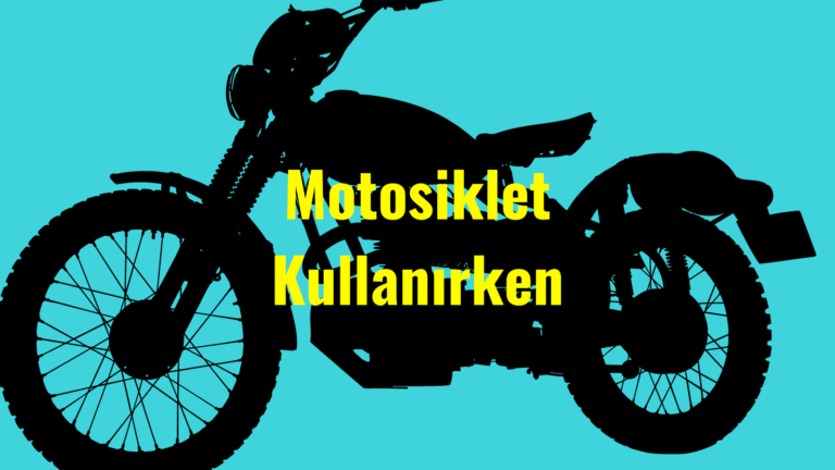 motosiklet kullanırken kapak