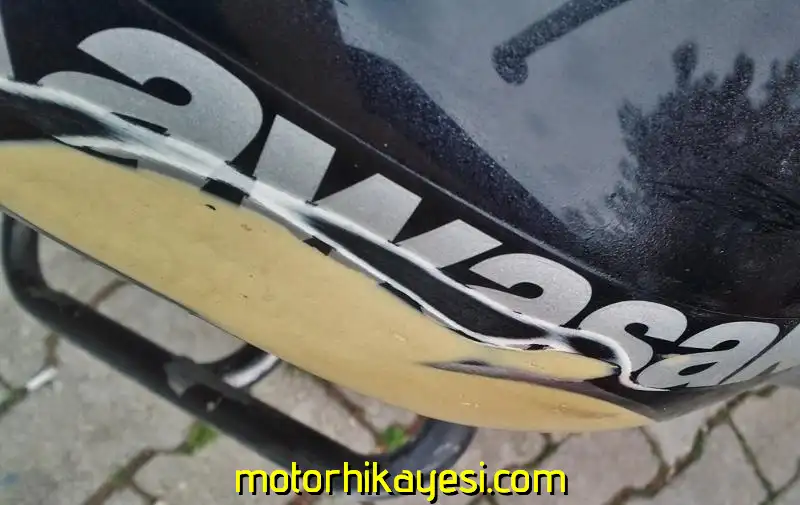 mototamir_17 mototamir_depo macun, zımparadan sonra, üstten