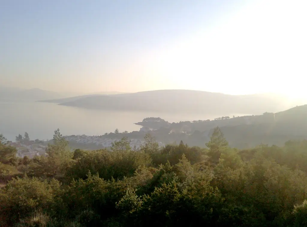 Mordoğan Yol İzmir Mordoğan ve Karaburun yolu, dağ parkuru