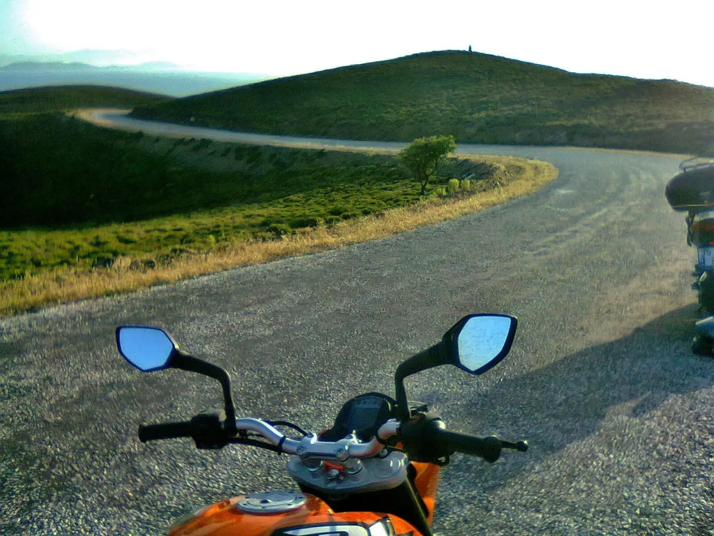 motosiklet karaburun dağ yolları