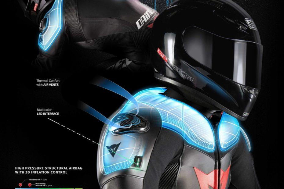 motosiklet sürücüsü airbag