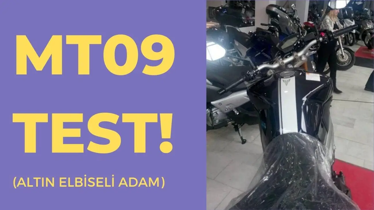 Ve MT09 Testi! (Altın Elbiseli Adam)