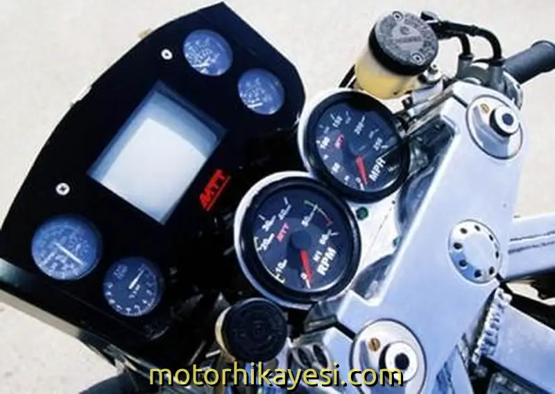 jet motorlu motosiklet gösterge grubu
