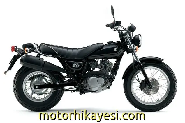 Suzuki VanVan – siyah sağ profil