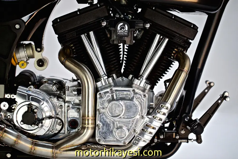Arch KRGT 1 custom motosiklet motor alt taraf