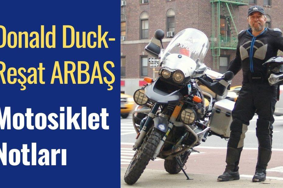 Donald Duck Reşat Arbaş Motosiklet Notları Kapak Görseli