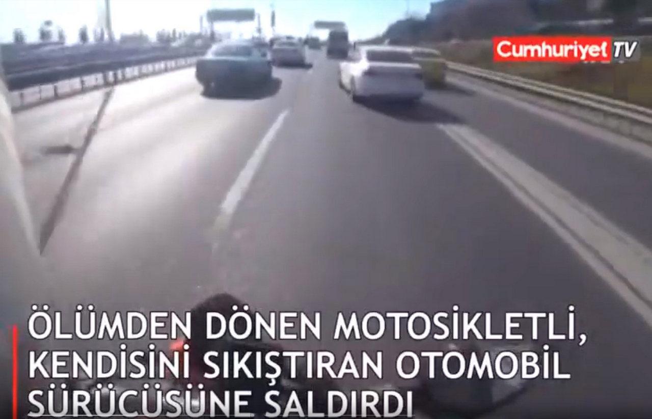 toplu sürüş çete sürüşü istanbul sıkıştırma saldırı video