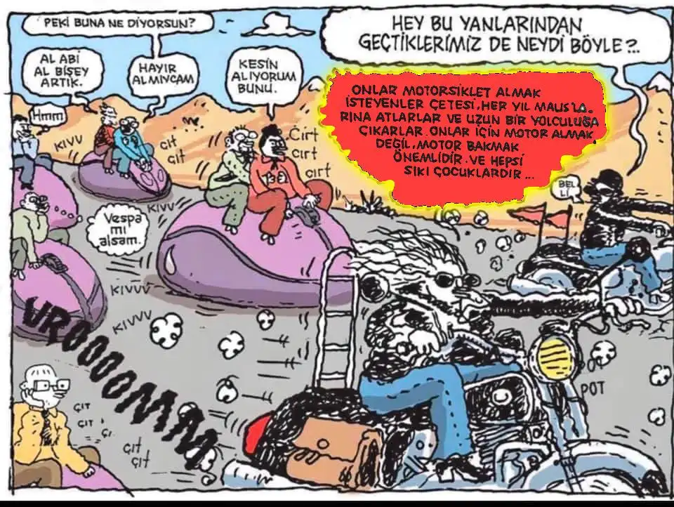 Motosiklet bakma çetesi