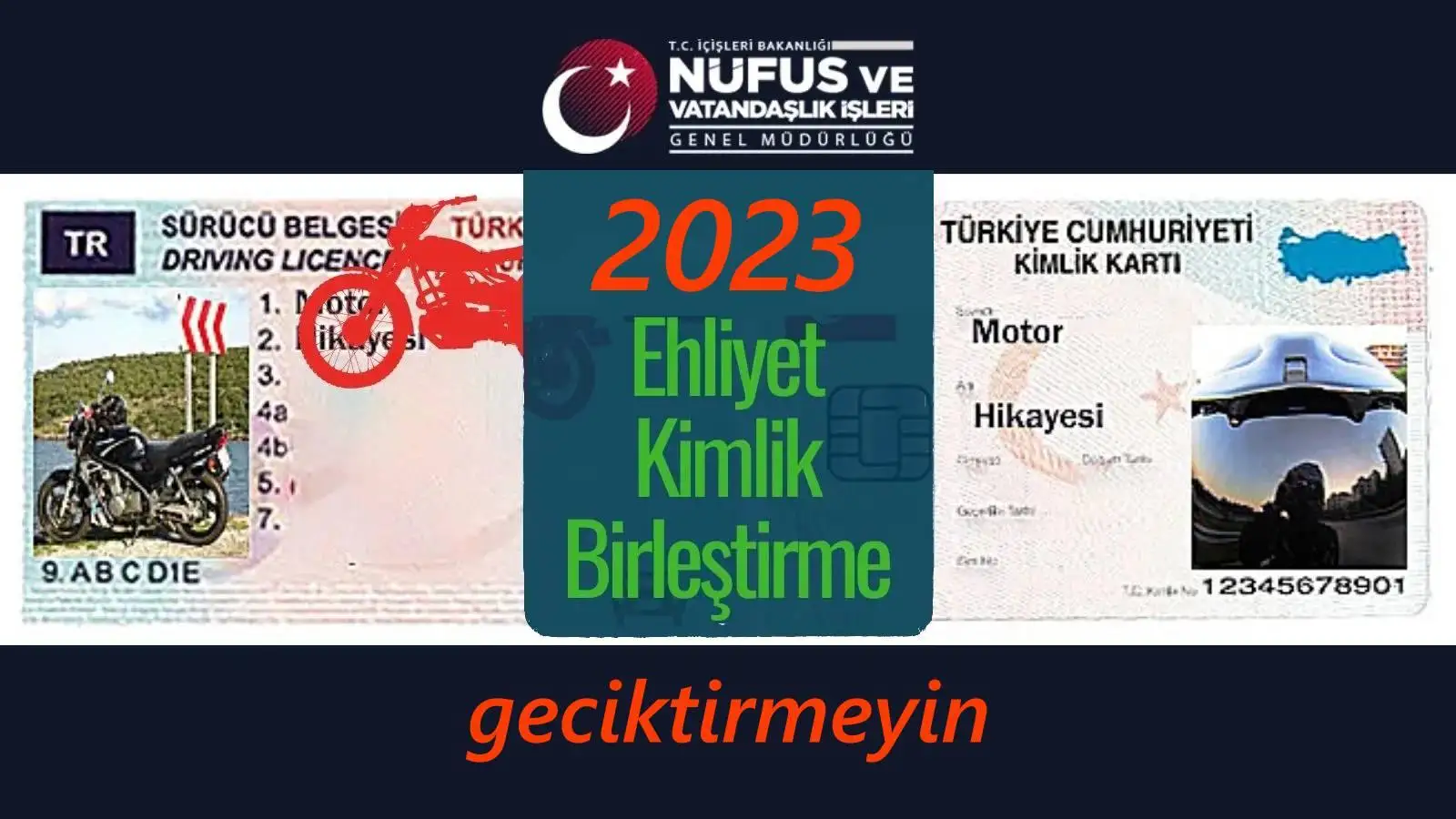 Ehliyet ve kimlik birleşiyor