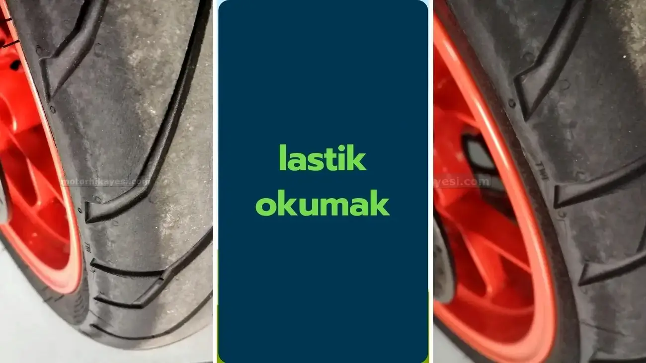 Motosiklet lastiklerinden sürücüyü okumak