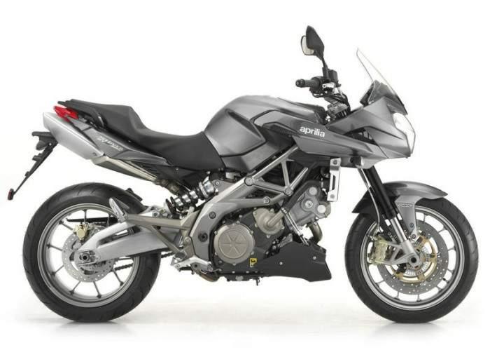 Aprilia Shiver GT 2009 gri sağ profil
