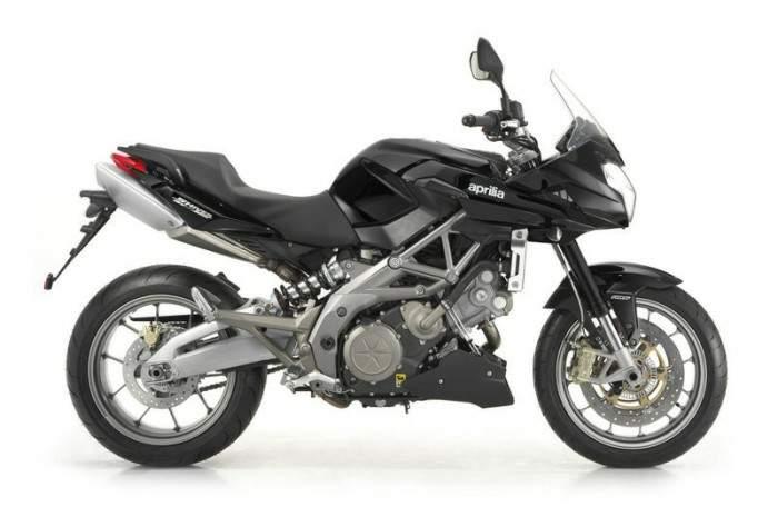 Aprilia Shiver GT 2009 siyah sağ profil
