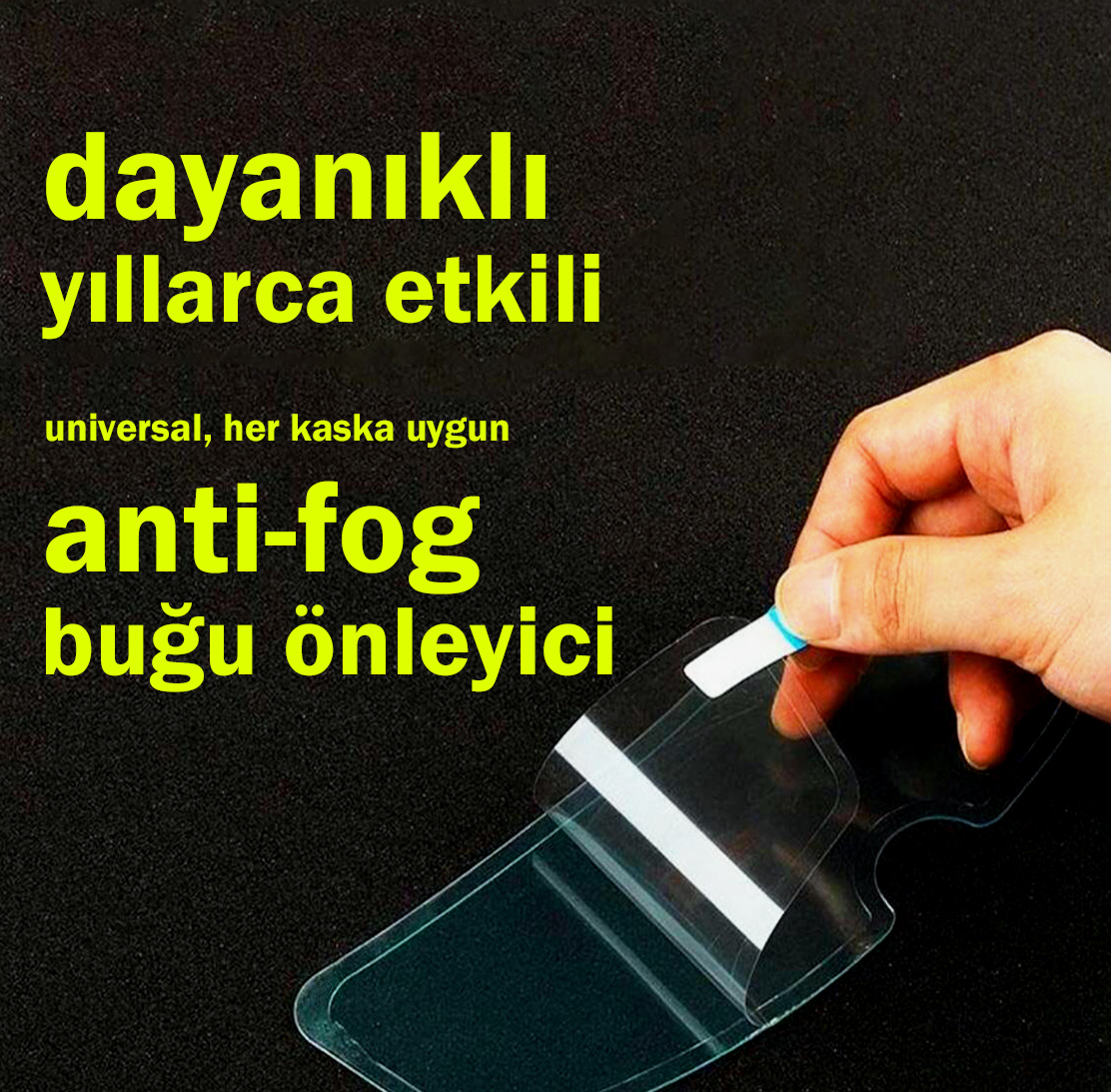 Kask buğu önleyici vizör pinlock tanıtım 1