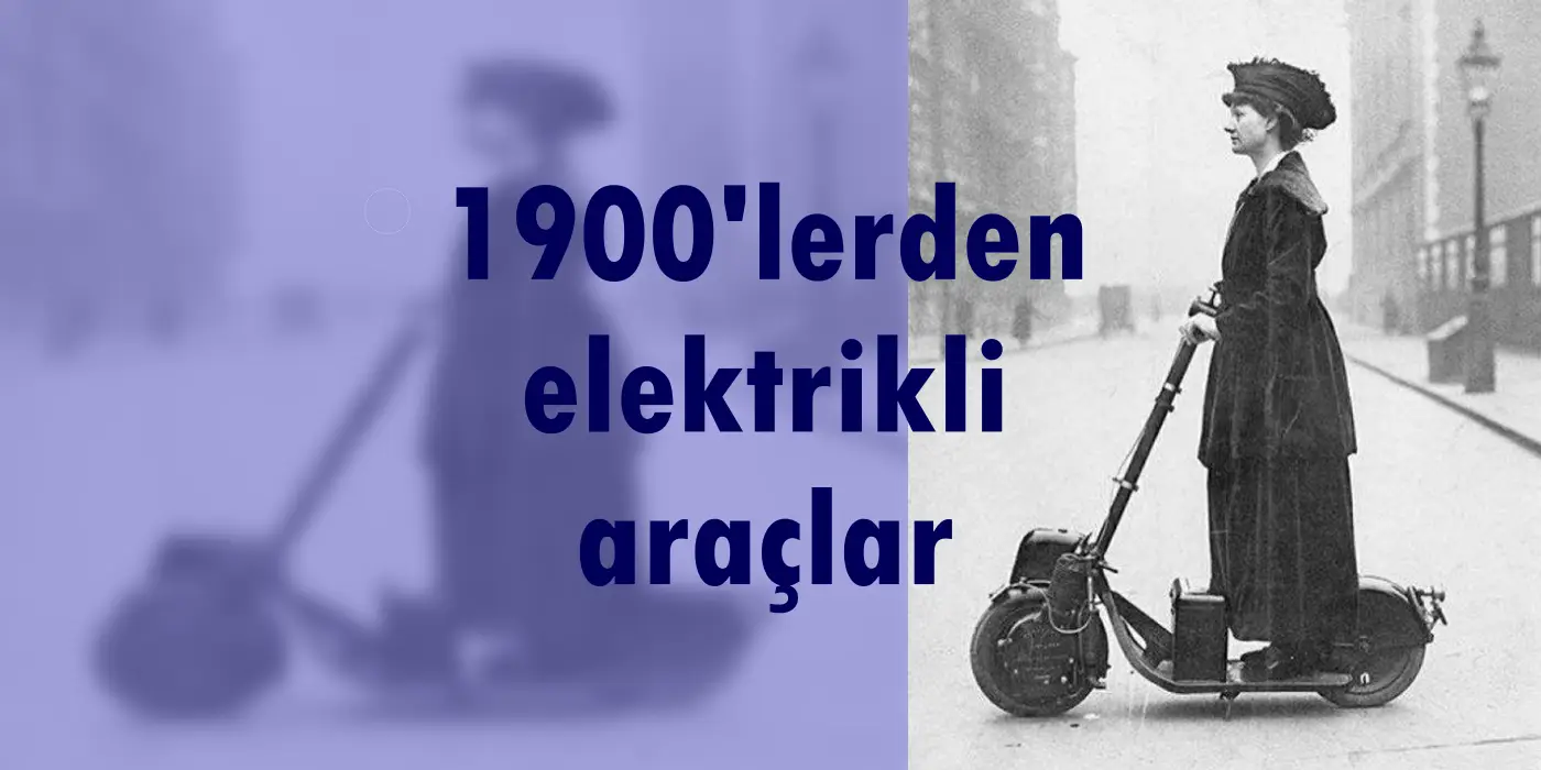 1900'lerden elektrikli araçlar kapak