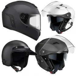 sena-momentum-evo-mesh-interkomlu-motosiklet-kaski-mat-siyah-kapalı kask