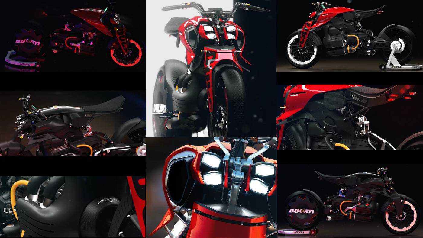 Ducati Ghost, hibrit kavramsal motosiklet