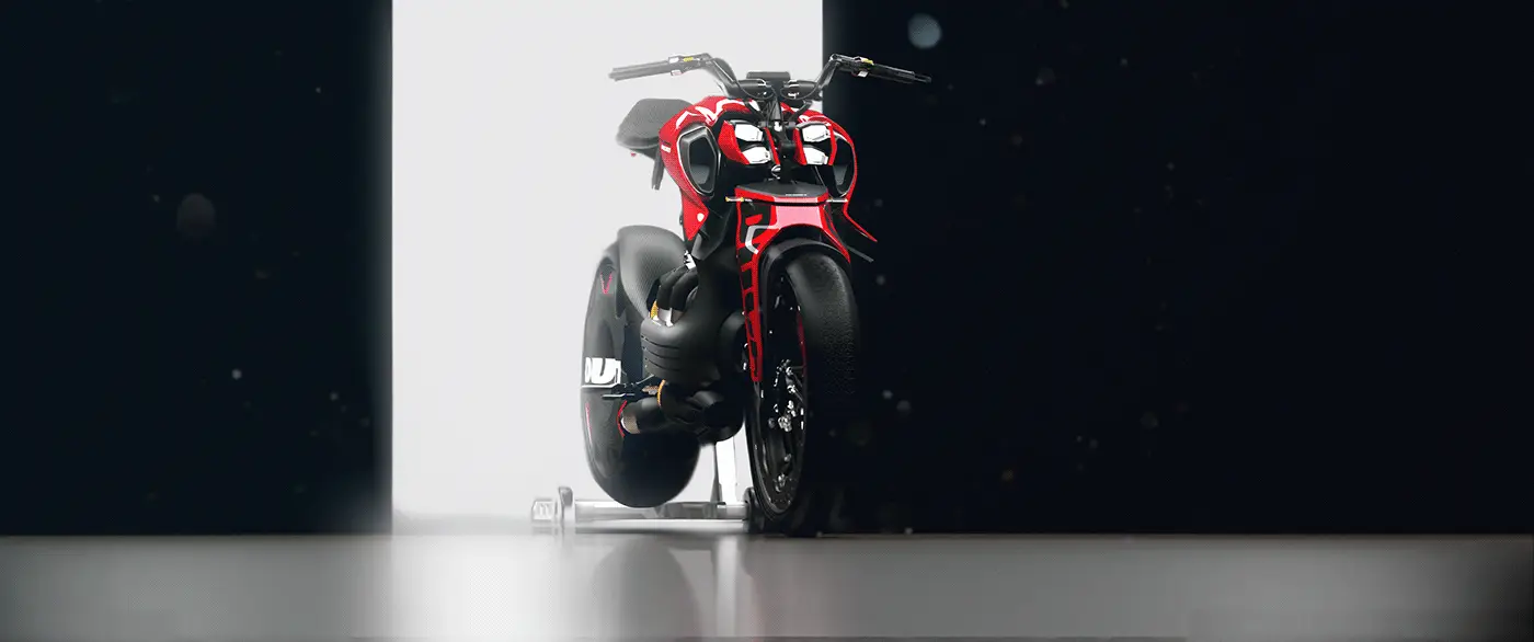 Ducati Ghost, sağ ön çaprazdan geniş format