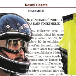 Reflektif kıyafet Resmi Gazete tebliğ Ağustos 2022 kapak görseli
