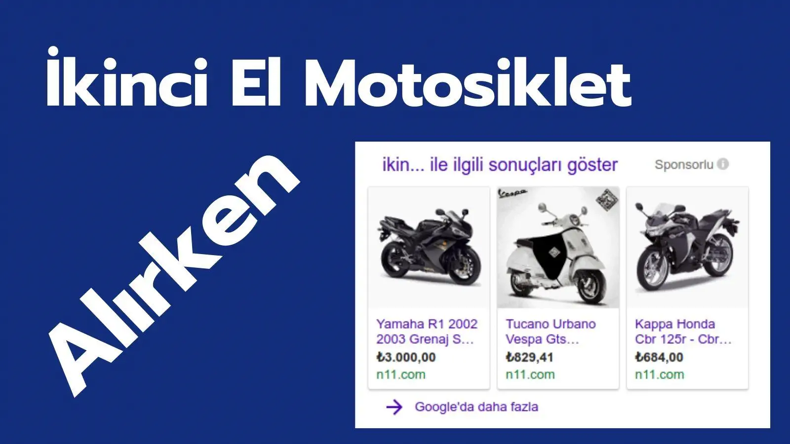 İkinci el motosiklet alırken