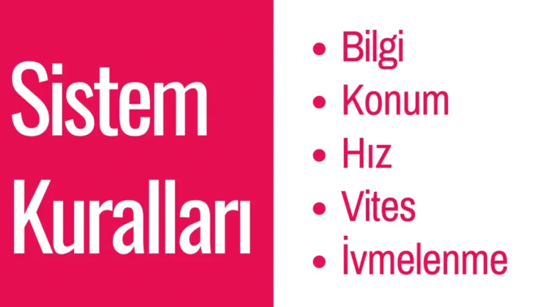 Sistemli sürmenin kuralları kapak görseli