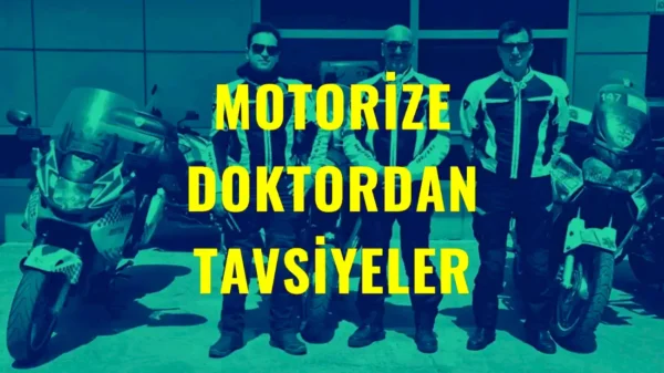 Motorize doktordan motosiklet tavsiyeleri, kapak görseli