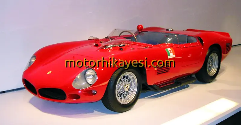 1961 Lemans Ferrari Testarossa, kırmızı
