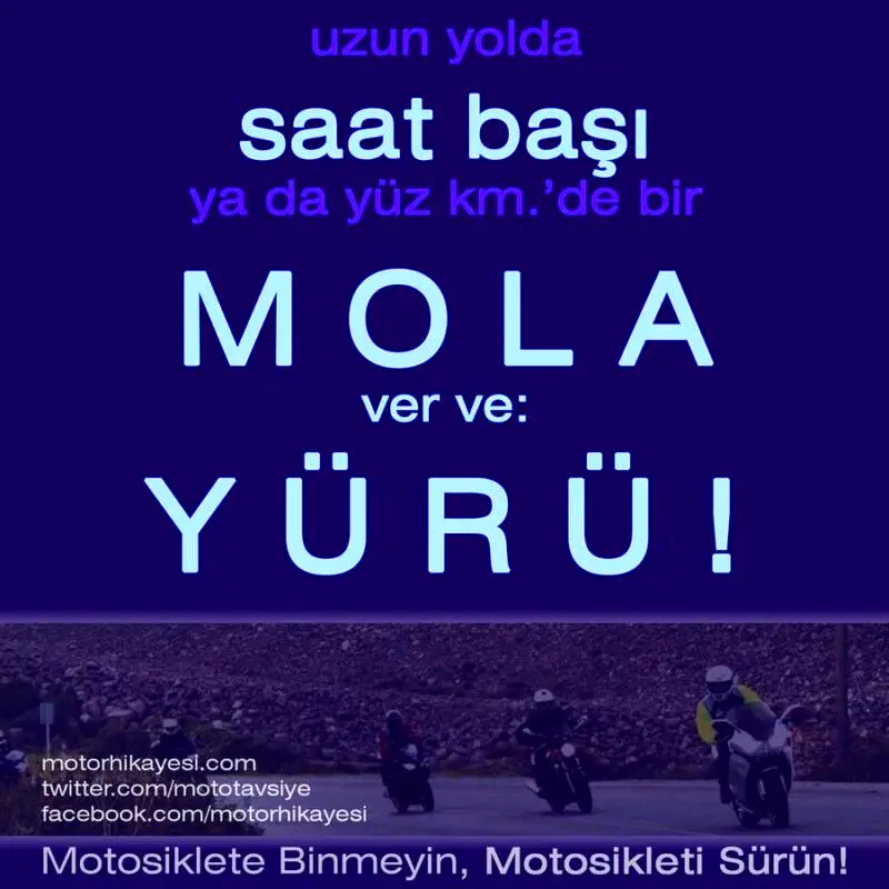 Sosyal medya paylaşımı için motosiklet eğitim görselleri