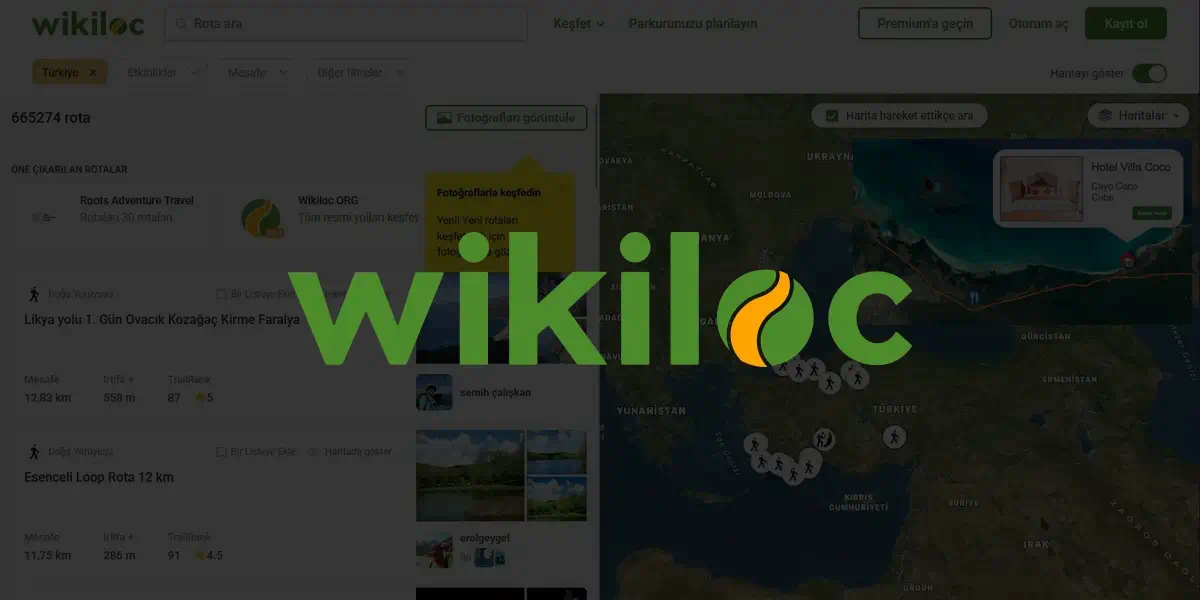 gezi rehberi wikiloc, kapak görseli
